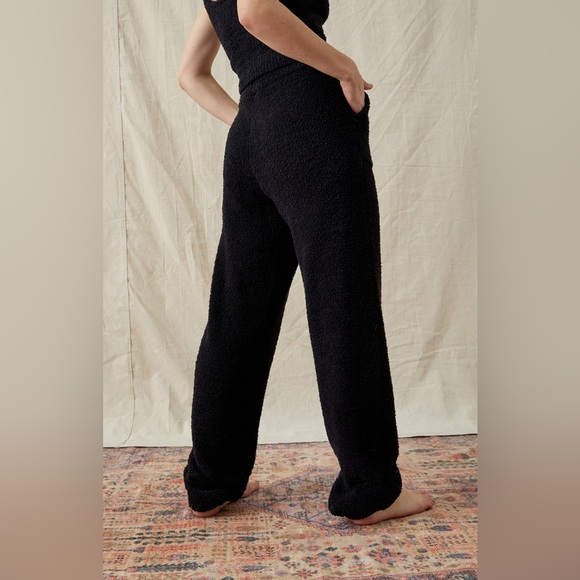 NIA || Plush Sweater Jogger Drawstring Pant in Black - SZ XS - Picture 9 of 12